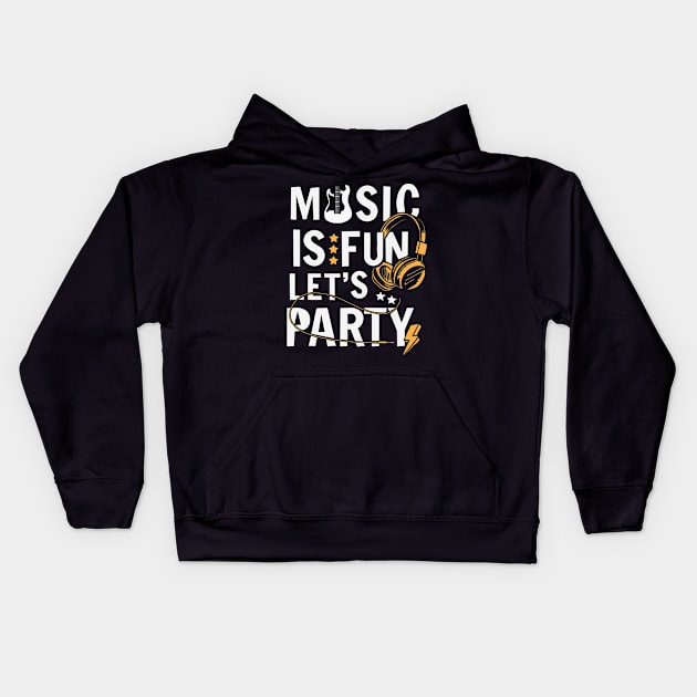 music Kids Hoodie by first12